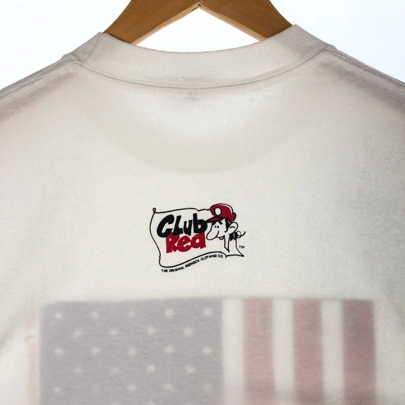 古着 90s USA製 ClubRed メッセージプリント Tシャツ | Flamingo