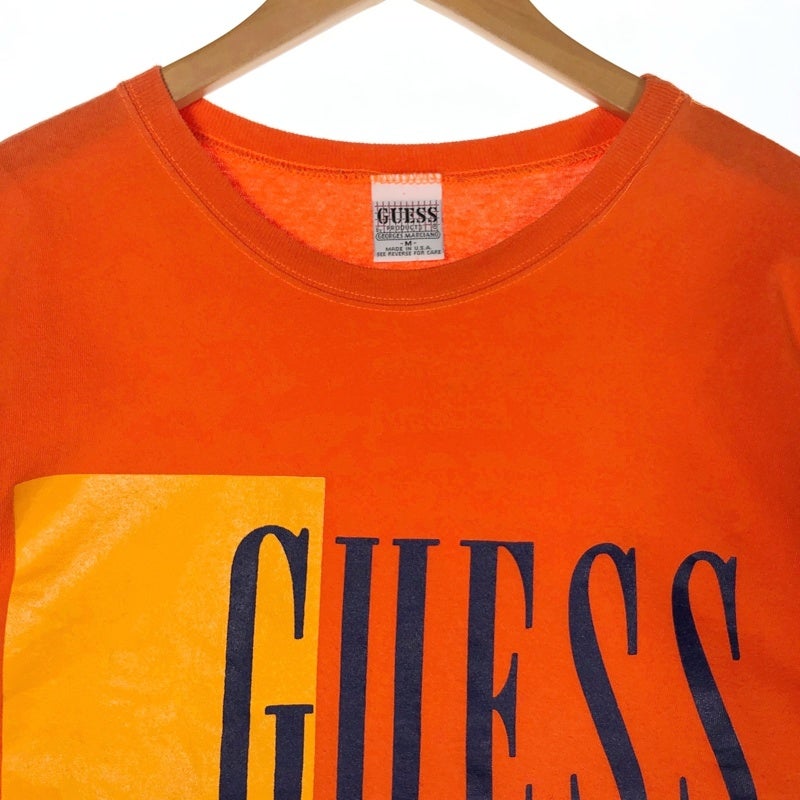 古着 90s USA製 GUESS デカロゴ プリントTシャツ | Flamingo Online