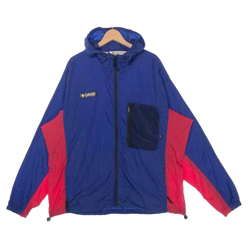 古着 Columbia ジップアップ パッカブル ナイロンジャケット
