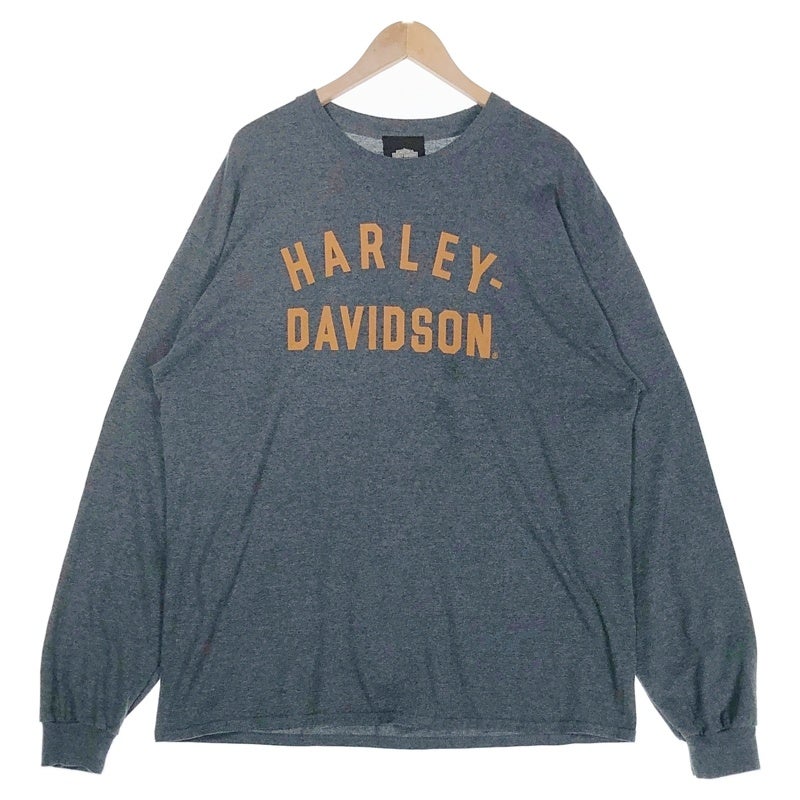 古着 HARLEY-DAVIDSON デカロゴプリント ロングTシャツ | Flamingo