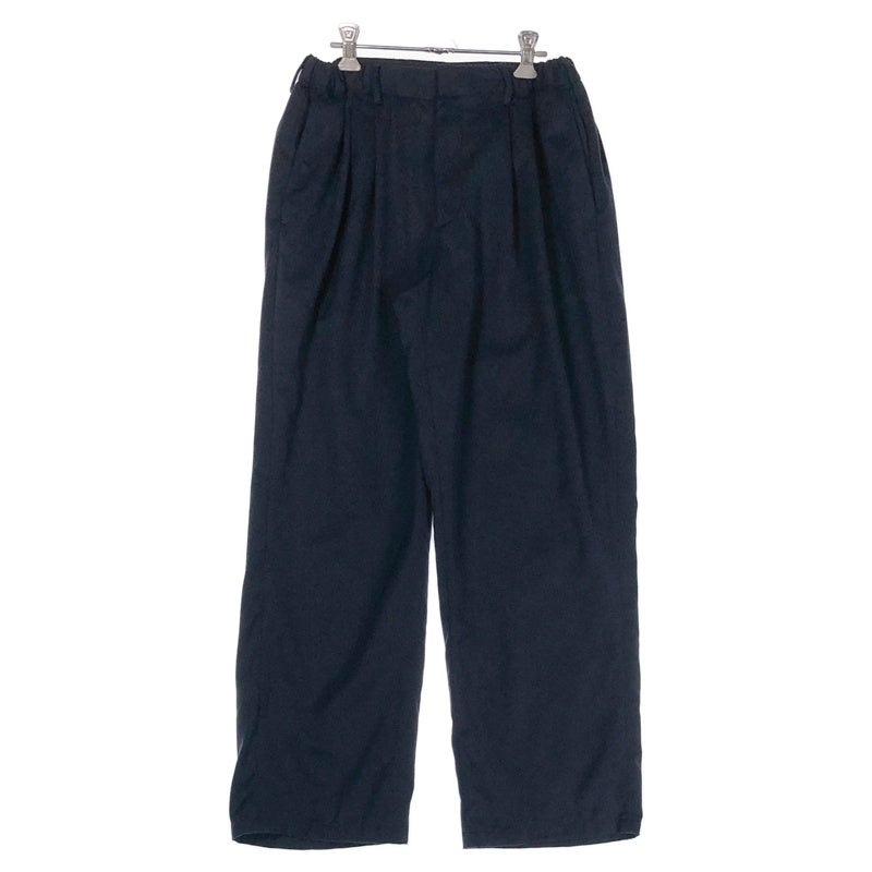 古着 EddieBauer ネイビー タック入り カスタム スラックス | Flamingo