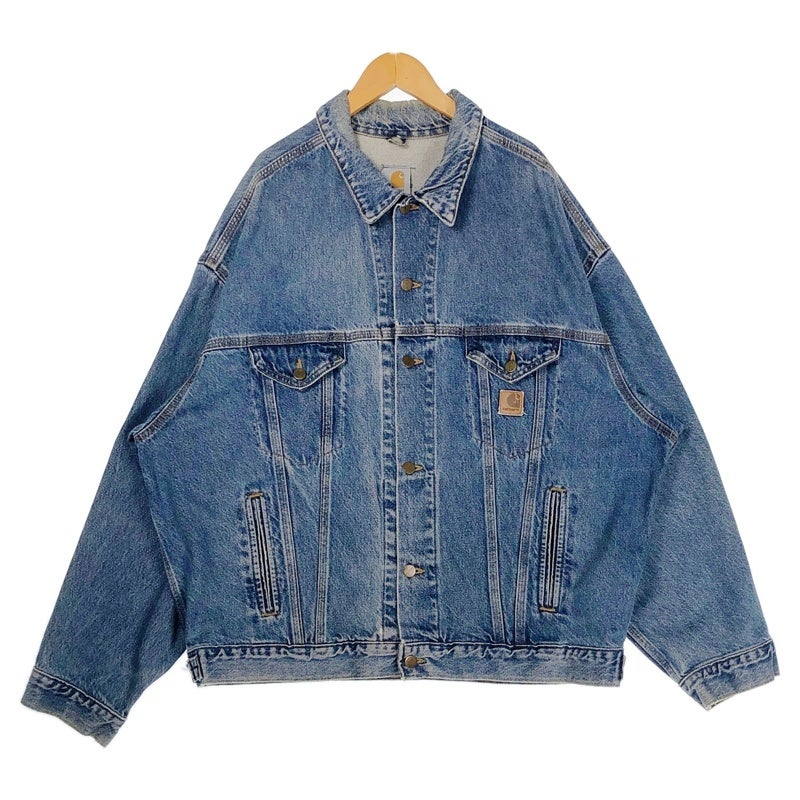 古着 01y Carhartt ロゴ デニム カバーオール | Flamingo Online 古着