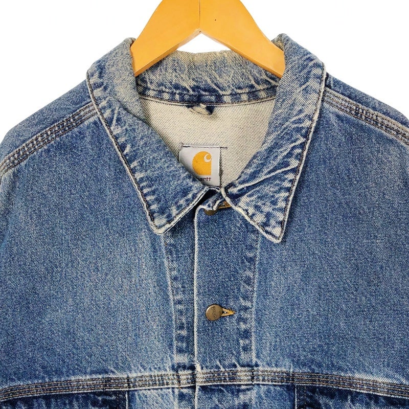 古着 01y Carhartt ロゴ デニム カバーオール | Flamingo Online 古着