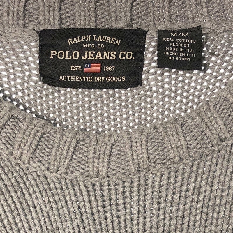 古着 Polo JEANS RL 星条旗プリント コットンニット | Flamingo Online